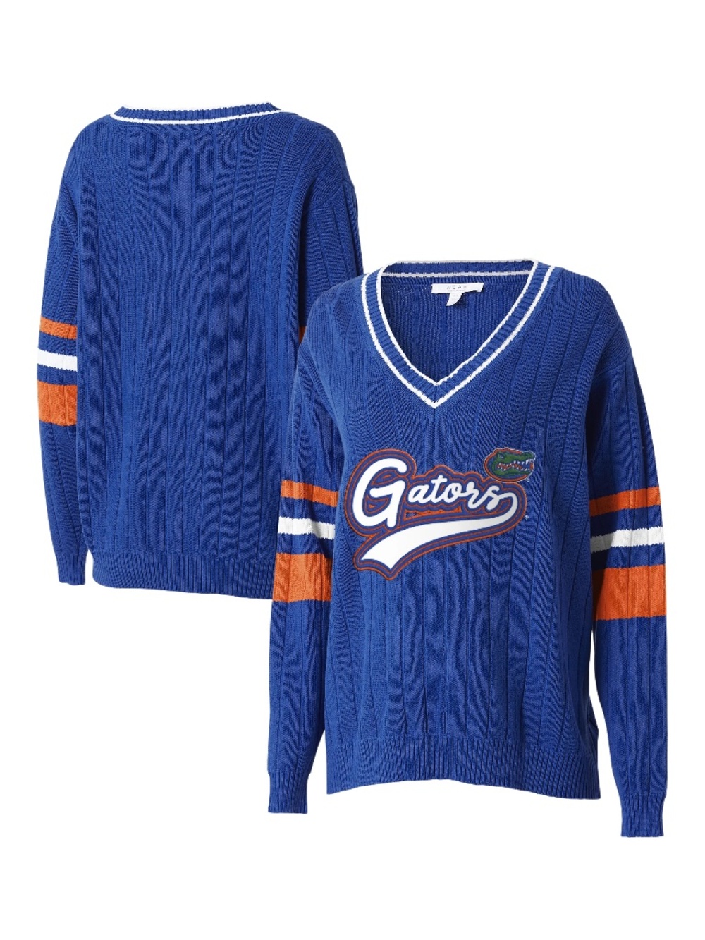 Gator V-neck 100% Cotton Sweater